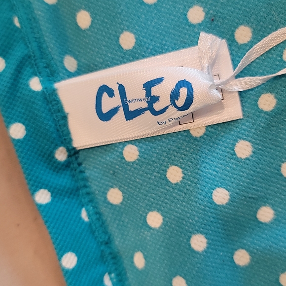 Cleo blue and white polka-dot bikini bottom - Picture 12 of 16
